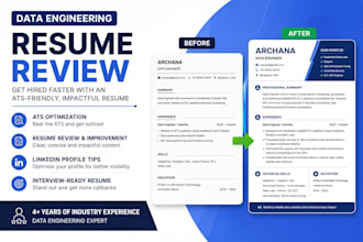 review and improve your data engineering resume
