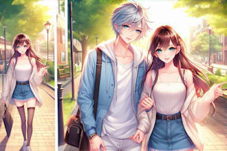 draw anime, manga or game characters