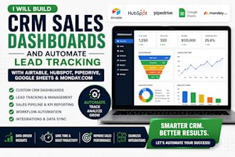 build CRM sales dashboards and automate lead tracking with airtable