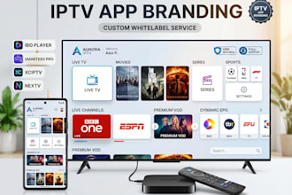 iptv branding for ibo player smarters pro xciptv with integrated vpn nextv