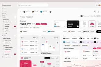 design modern UI UX for ai saas, web app, mobile app, and dashboard