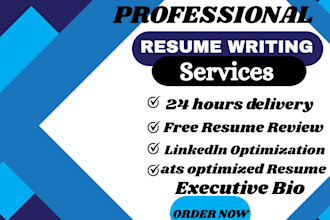 write a professional resume