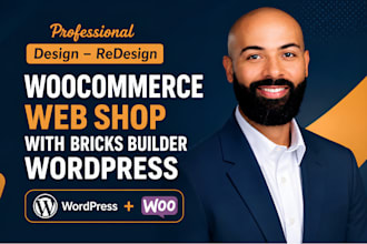 wordpress woocommerce webshop wordpress website bricks builder developer
