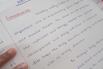 create neat handwritten notes and study materials