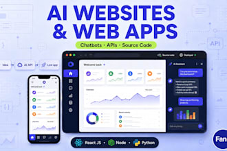 build ai web apps, chatbots and responsive websites
