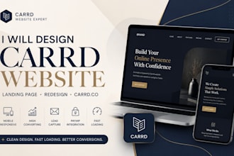 design carrd website, carrd landing page, carrd co, redesign carrd website