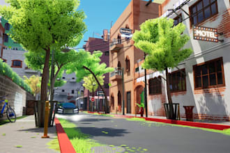 design 3d game environment and level design in unreal engine, unity, blender