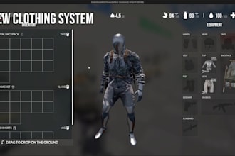 design 2d game UI hud screens, elements and mobile UI kit