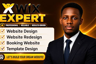 design wix booking website wix studio website webflow cms setup wix SEO