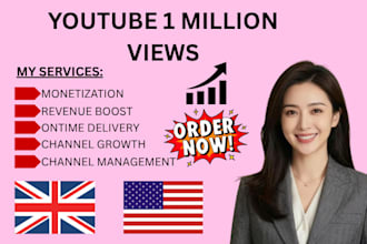 promote youtube video channel SEO to 1 million people organically to boost views