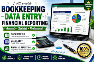 do bookkeeping, data entry and financial reports profession