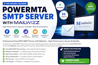 build bulk smtp server to send unlimited email with mailwizz