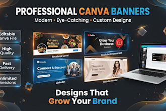design professional canva banners