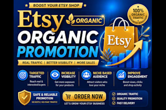 do organic esty store promotion increase esty sales  ebay website promotion