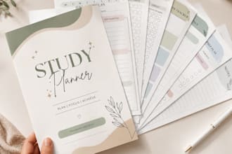 provide custom digital study planners