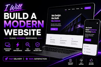 build a modern responsive website