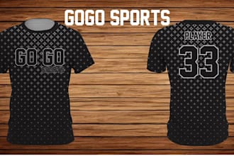design custom sublimated jersey mockup for football teams