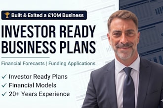 write a business plan and financial forecast