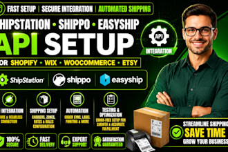 setup shipstation shippo easyship api setup for shopify wix woocommerce etsy