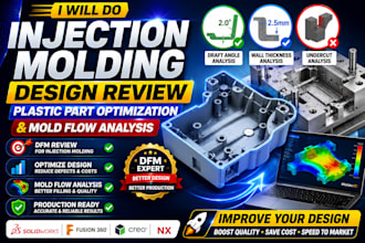 do injection molding design review plastic part optimization mold flow analysis