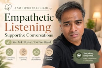 provide empathetic listening and supportive conversation
