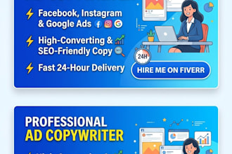 write high converting facebook ads copy and google ad copy
