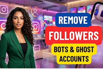 clean or remove bots and ghost followers from instagram