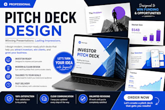 design a professional investor pitch deck that wins funding