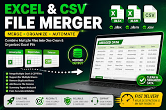 merge excel and CSV files