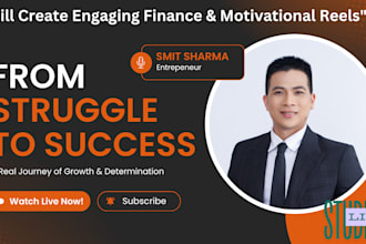 create engaging finance and motivational reel content