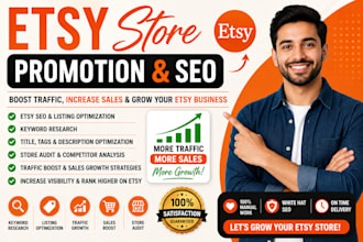 esty store promotion esty seo listing boost esty traffic esty sales marketing