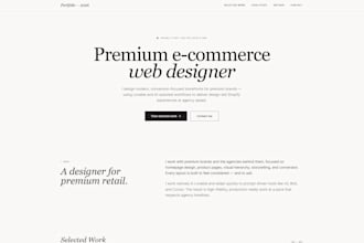 design a modern responsive website