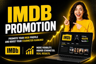 promote your imdb profile and boost your starmeter ranking