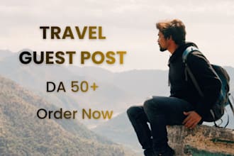 do travel guest post on high da websites