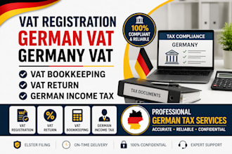 vat registration german vat germany vat bookkeeping vat return german income tax