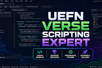 develop custom fortnite uefn game mechanics with verse scripting