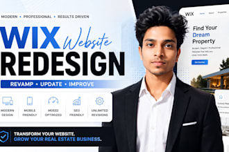 redesign, revamp, or update your existing wix website