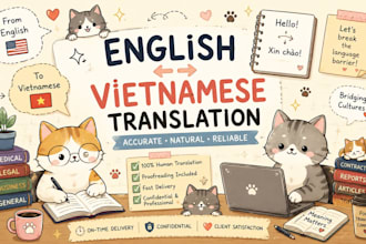 provide accurate english vietnamese translation services