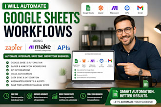 automate google sheets workflows using zapier make and apis