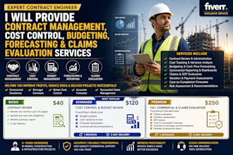 assist with end to end project contract management