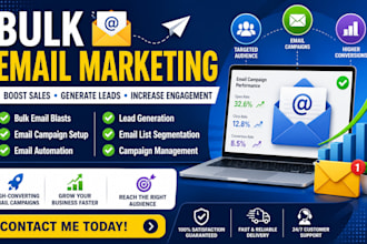 do bulk email blast, email marketing and email marketing campaign