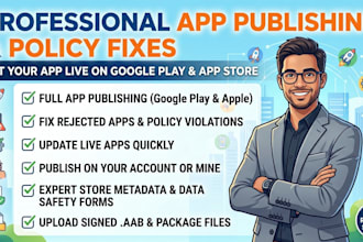 publish upload update your app on my old google play or apple store
