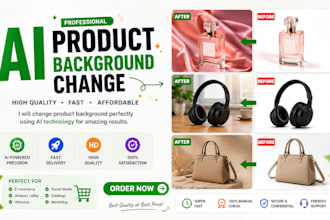 create premium product background change for any product