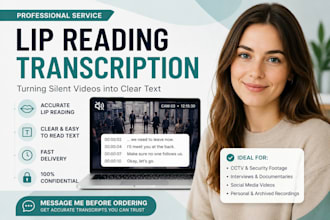 lip read, lip reading accurate transcription of unclear, silent video, lip sync