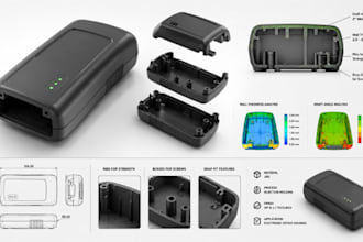 optimize plastic part for injection modeling and manufacturing