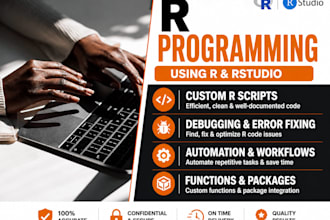 develop and automate r scripts using r and rstudio