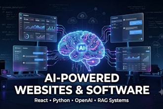 build ai powered websites and software solutions