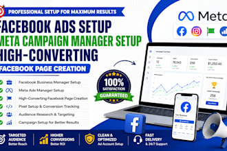 do facebook ads setup mata campaign manager create high converting fb page