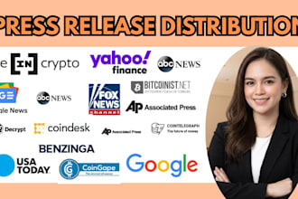 publish press release distribution and PR writing on yahoo finance news sites