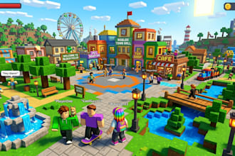 develop roblox game, lua scripting, full game creation, roblox scripter, maps